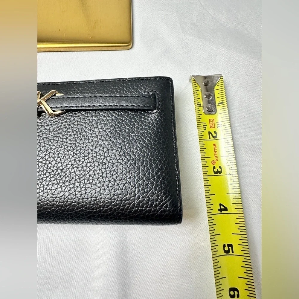 Michael Kors Reed Large Pebbled Leather Wallet (Black)
